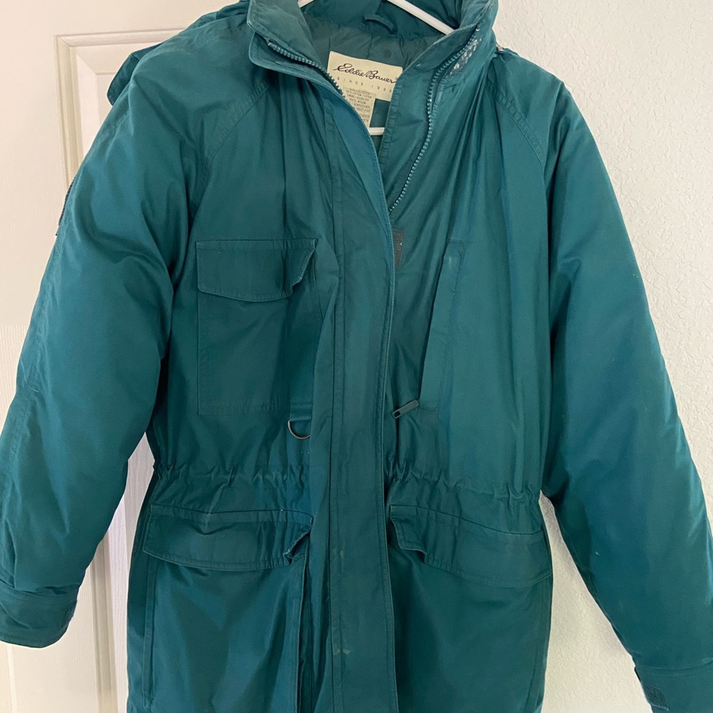 Womens Eddie Bauer Down Coat - very warm!